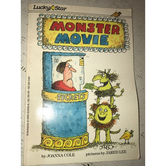 Monster Movie by Joanna Cole/Jared Lee Paperback Book