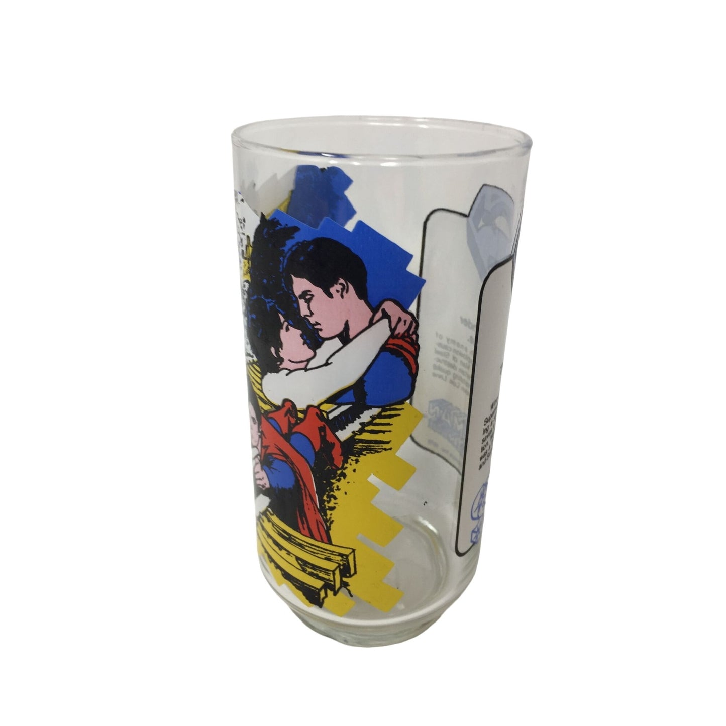 Vintage 1978 Superman "The Caped Wonder" Pepsi Tall Glass