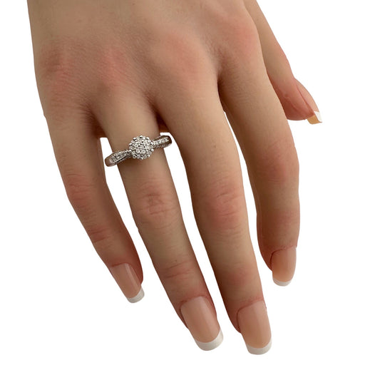 "Pure Love" 2/5 carat Natural Diamond Ring - Size 7