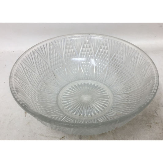 Vintage Clear Glass Decorative bowl - 6.5" wide & 2" Tall