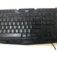 Black Wired Computer Gaming Keyboard - 3V