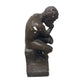 Vintage Resin Sculpture/Statue Thinker Bookends (2)