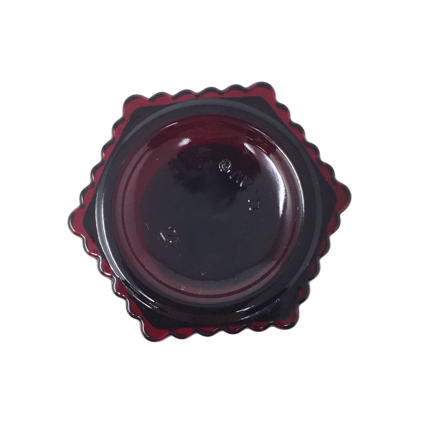 Vintage Avon 1876 Cape Cod Ruby Red Glass Elegant Wine Glass A+ Stuff  A+ Stuff