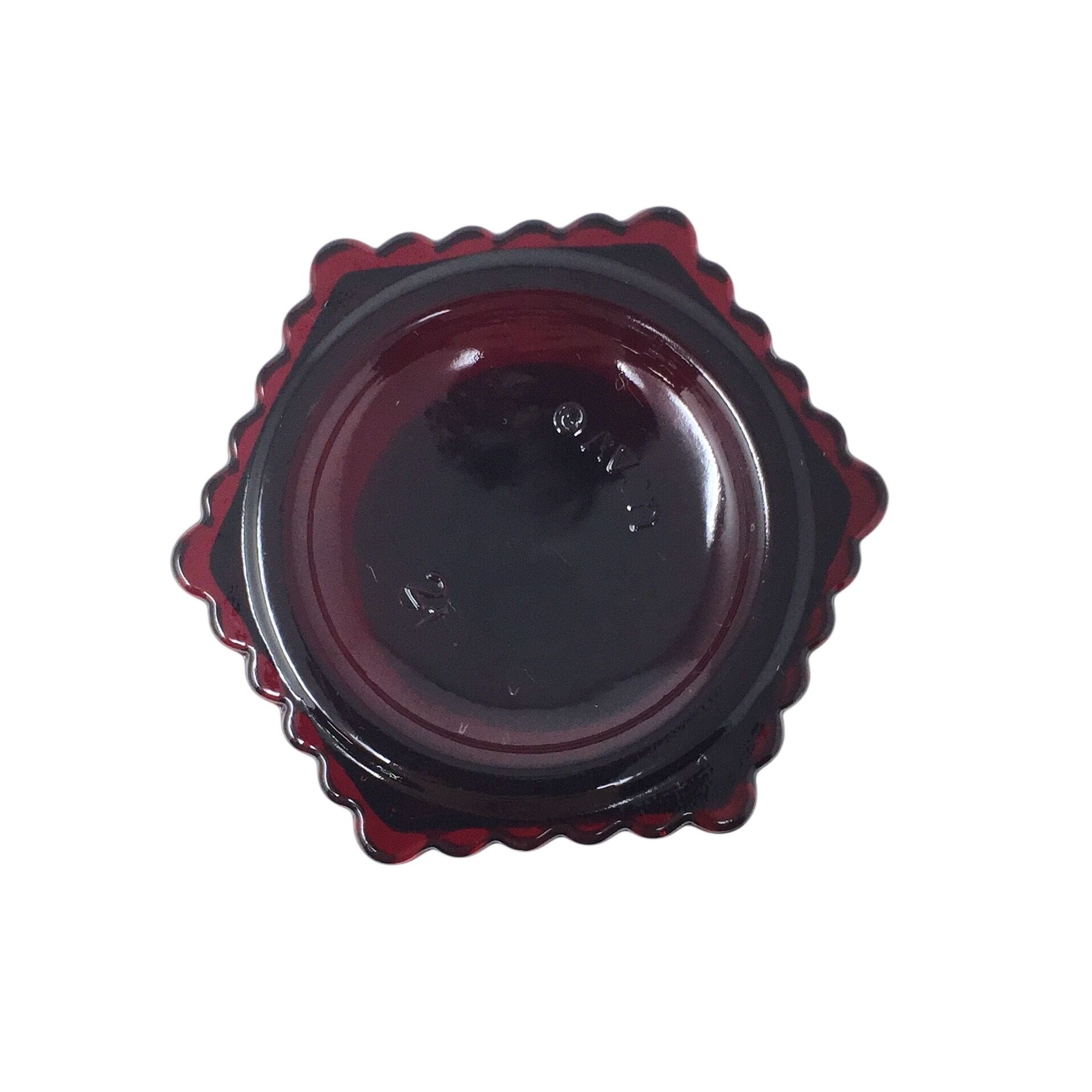 Vintage Avon 1876 Cape Cod Ruby Red Glass Elegant Wine Glass A+ Stuff  A+ Stuff