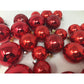 33 Red Shiny Christmas Tree Ornaments