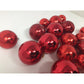 33 Red Shiny Christmas Tree Ornaments