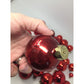 33 Red Shiny Christmas Tree Ornaments