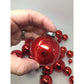 33 Red Shiny Christmas Tree Ornaments