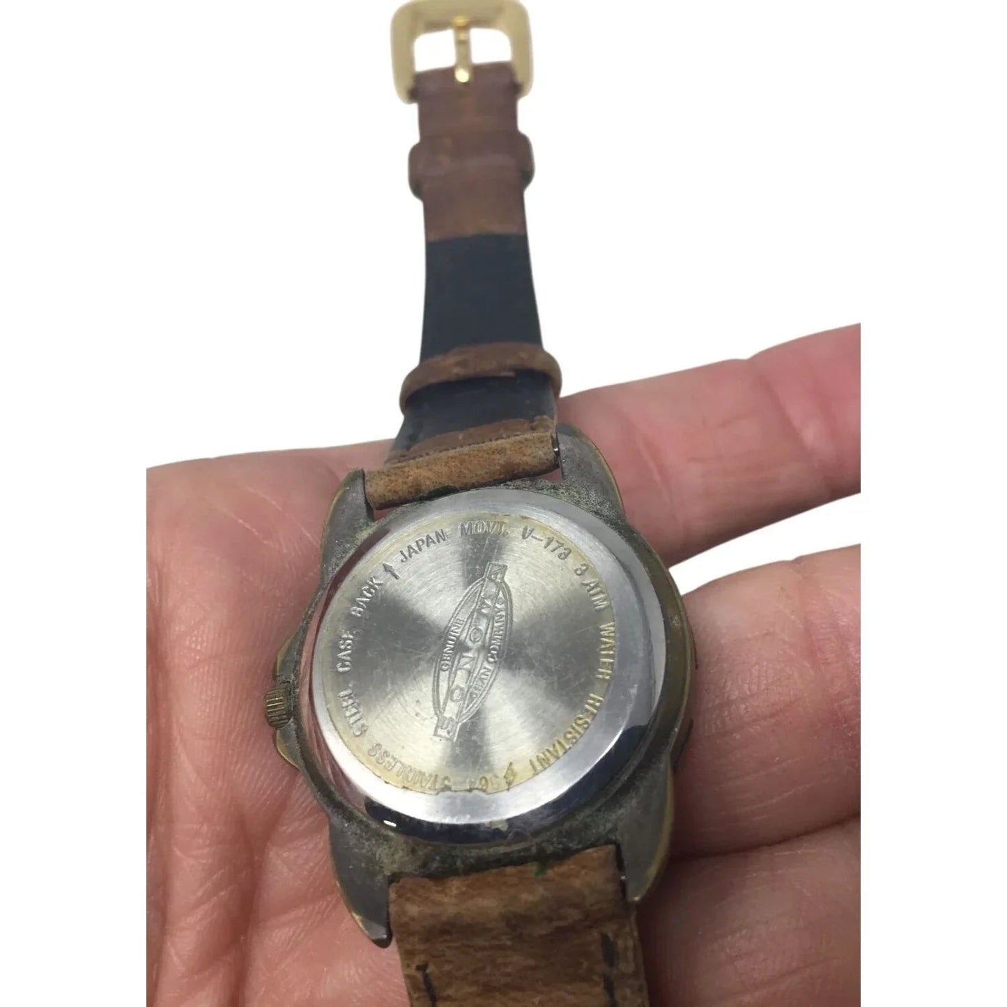 Dakota Sonoma 3ATM Water Resistant Quartz Watch with Genuine Leather Band (untested) - A+ Stuff - Watches - A+ Stuff