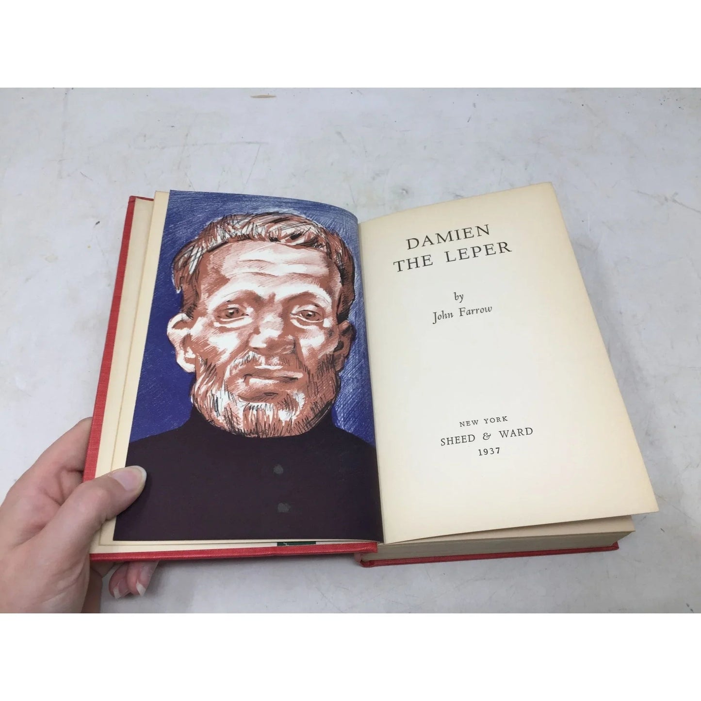 Damien the Leper by John Farrow book - A+ Stuff - Books - A+ Stuff