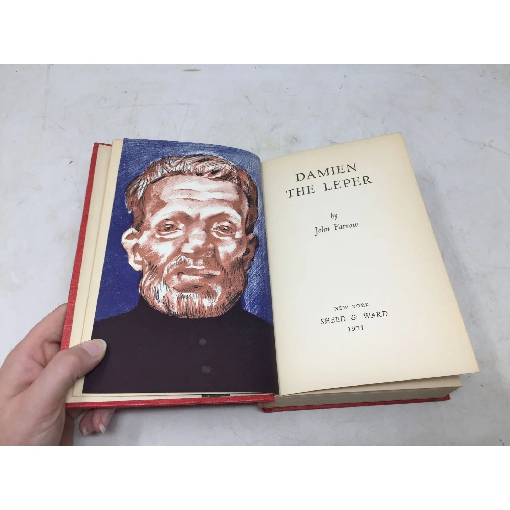 Damien the Leper by John Farrow book - A+ Stuff - Books - A+ Stuff