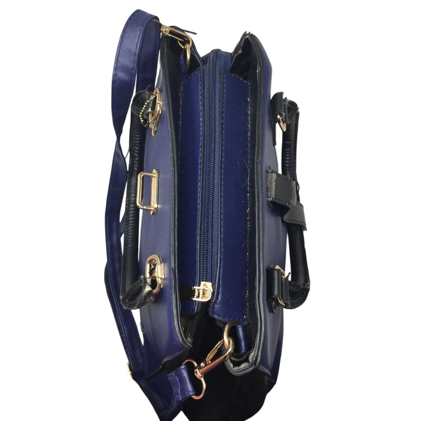Danbaoly Women's Navy Blue Faux Leather Purse/Handbag - Danbaoly - Bag - A+ Stuff
