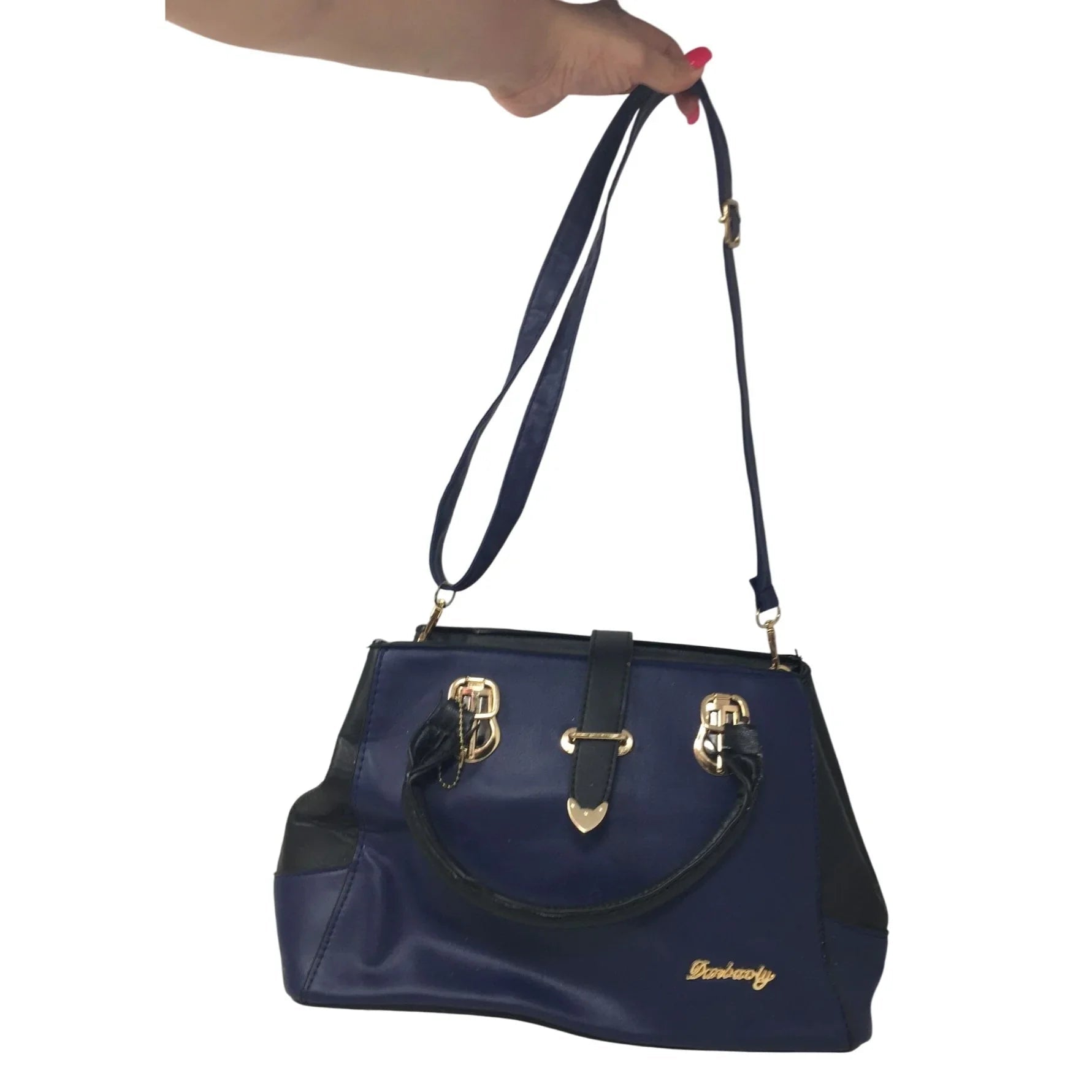 Danbaoly Women's Navy Blue Faux Leather Purse/Handbag - Danbaoly - Bag - A+ Stuff