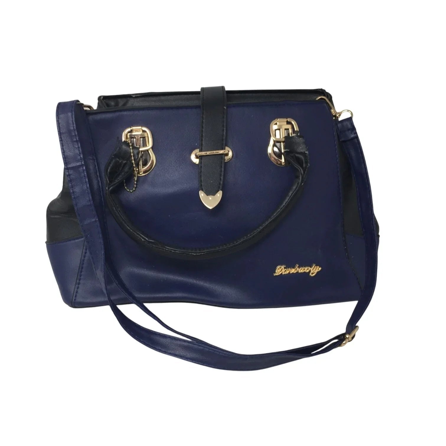 Danbaoly Women's Navy Blue Faux Leather Purse/Handbag - Danbaoly - Bag - A+ Stuff