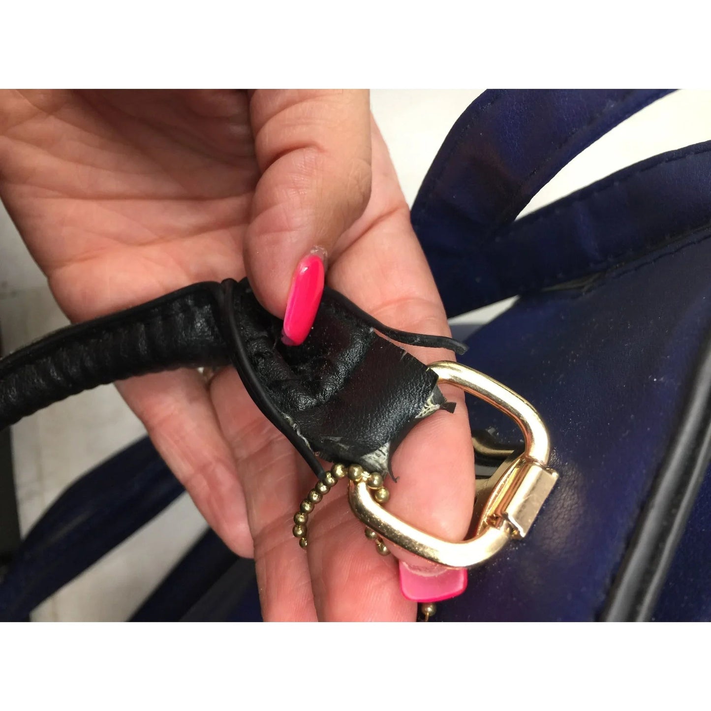 Danbaoly Women's Navy Blue Faux Leather Purse/Handbag - Danbaoly - Bag - A+ Stuff