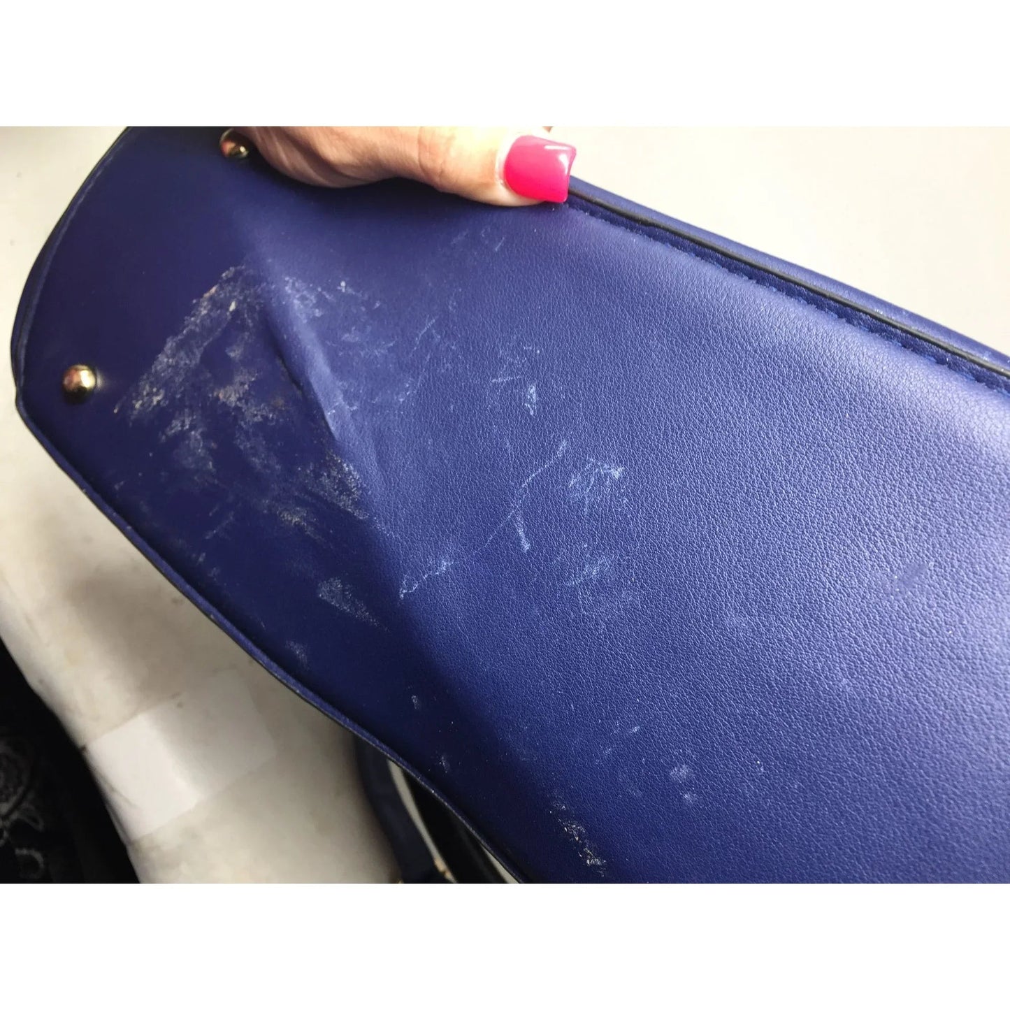 Danbaoly Women's Navy Blue Faux Leather Purse/Handbag - Danbaoly - Bag - A+ Stuff