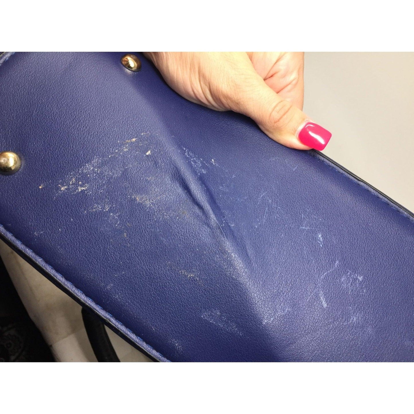 Danbaoly Women's Navy Blue Faux Leather Purse/Handbag - Danbaoly - Bag - A+ Stuff