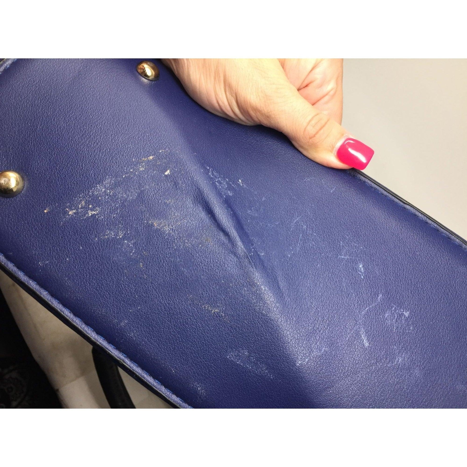 Danbaoly Women's Navy Blue Faux Leather Purse/Handbag - Danbaoly - Bag - A+ Stuff