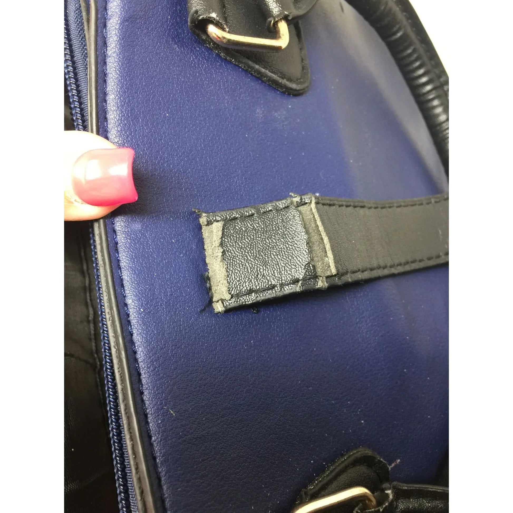 Danbaoly Women's Navy Blue Faux Leather Purse/Handbag - Danbaoly - Bag - A+ Stuff