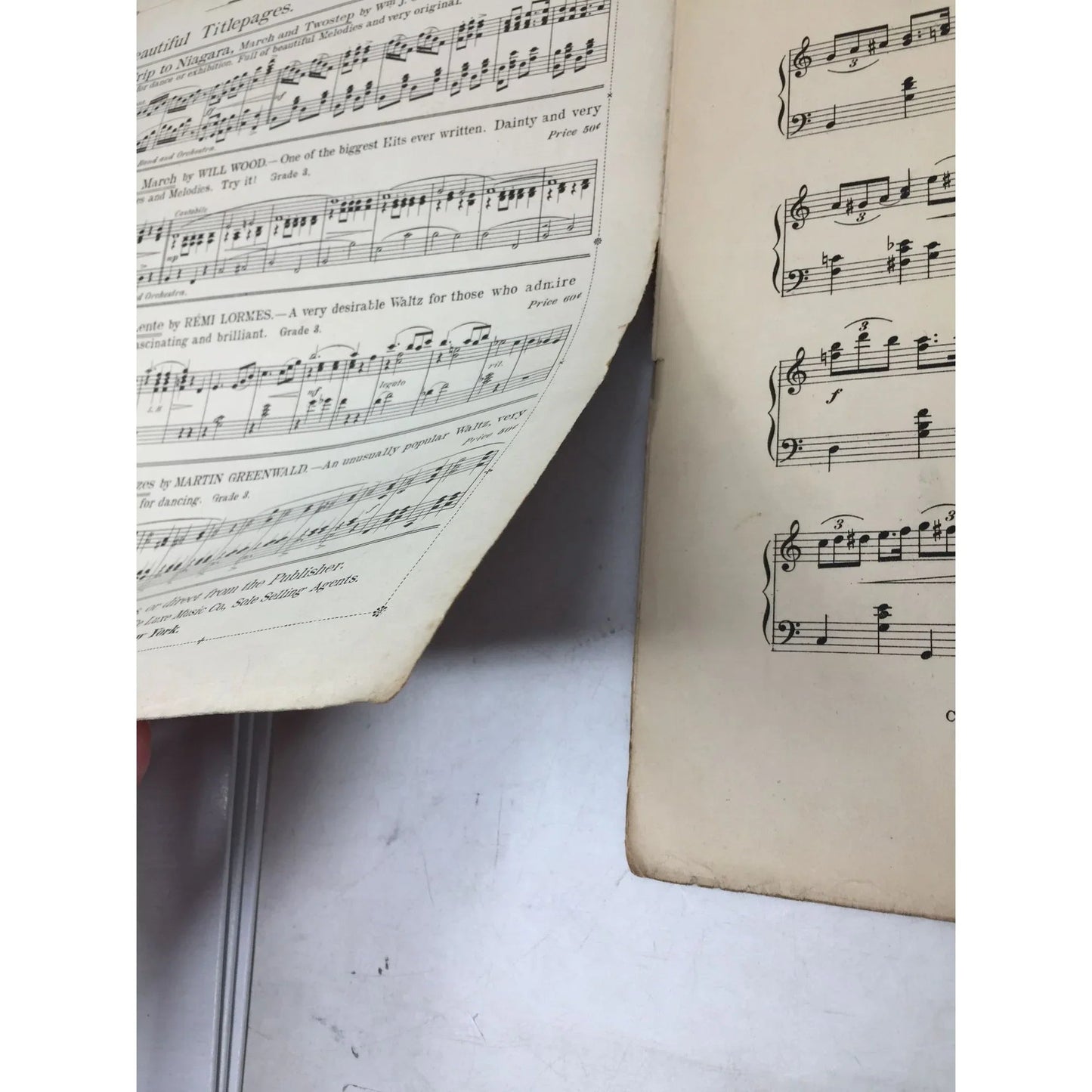 ''Dance of the Butterflies'' by Nat Wise Vintage Sheet Music Book - A+ Stuff - SHEET MUSIC - A+ Stuff