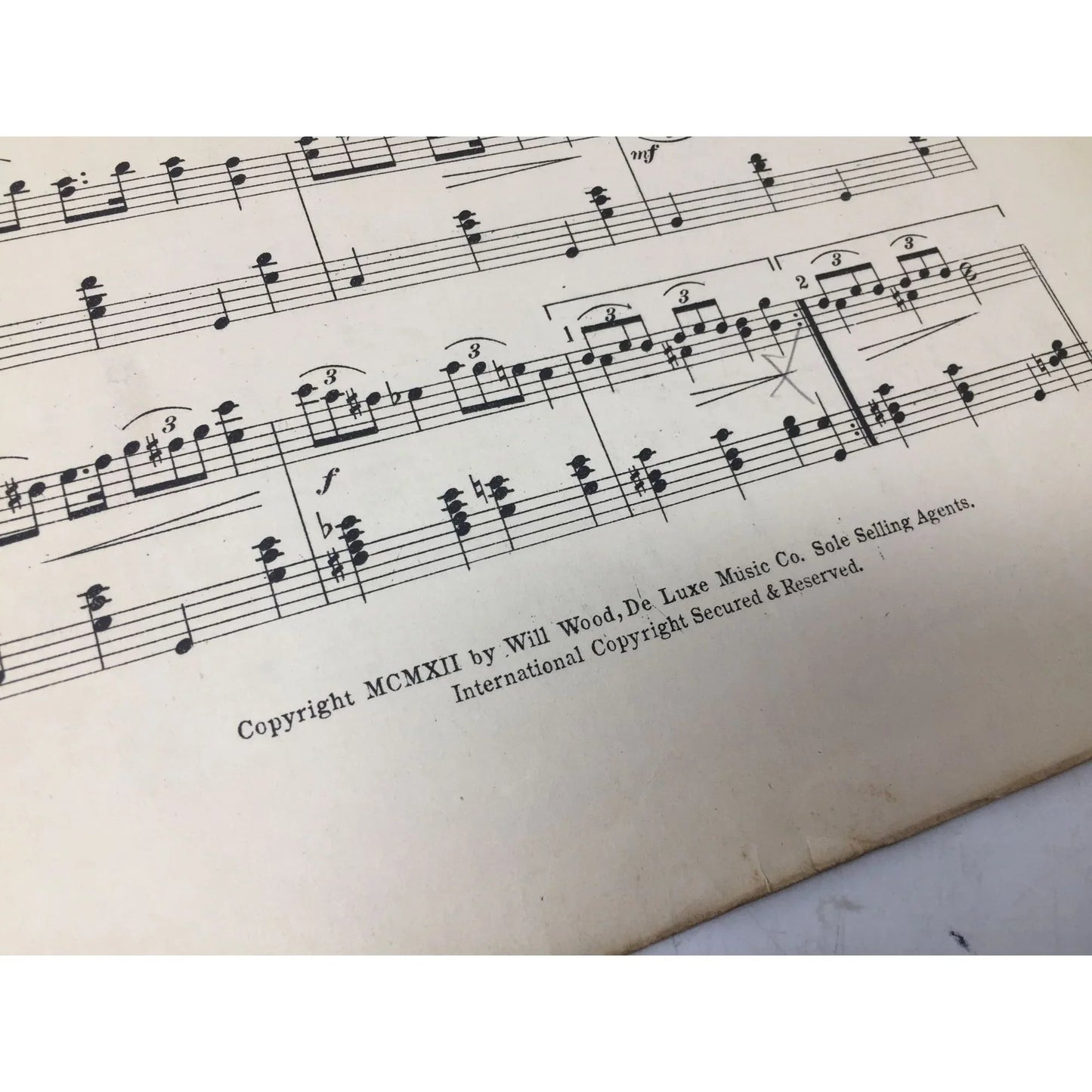 ''Dance of the Butterflies'' by Nat Wise Vintage Sheet Music Book - A+ Stuff - SHEET MUSIC - A+ Stuff