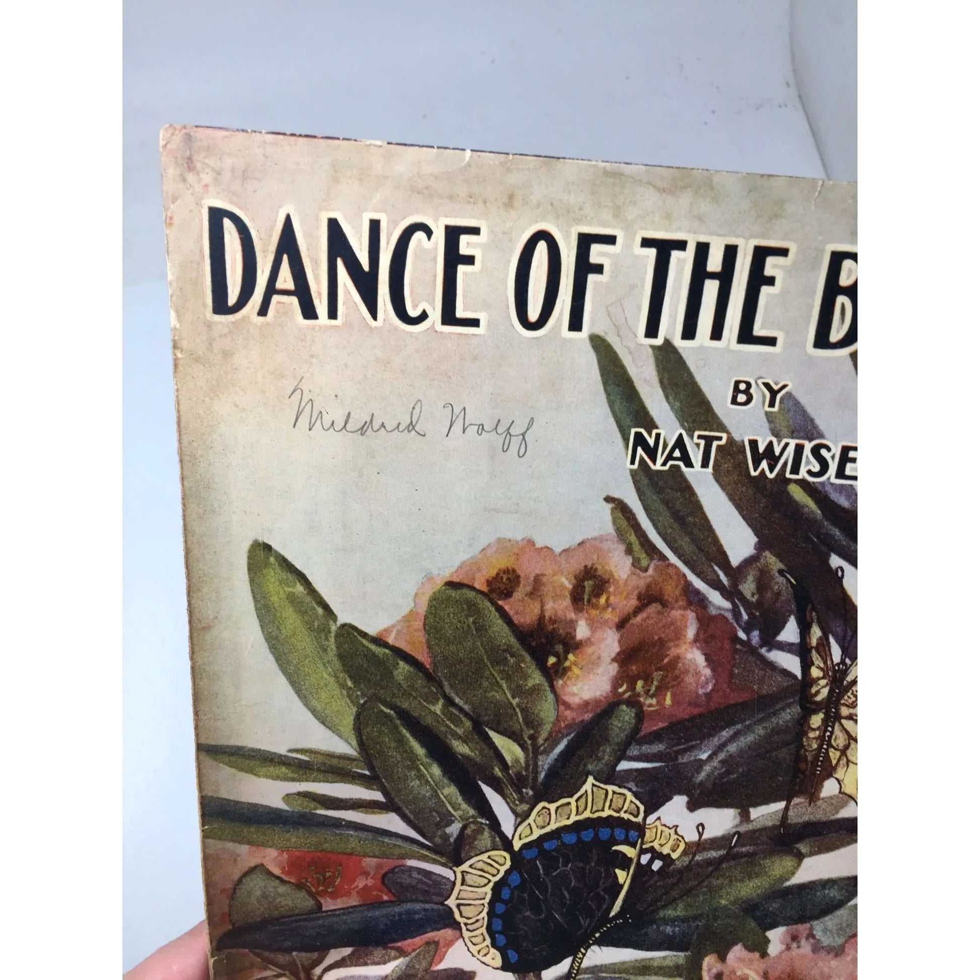 ''Dance of the Butterflies'' by Nat Wise Vintage Sheet Music Book - A+ Stuff - SHEET MUSIC - A+ Stuff