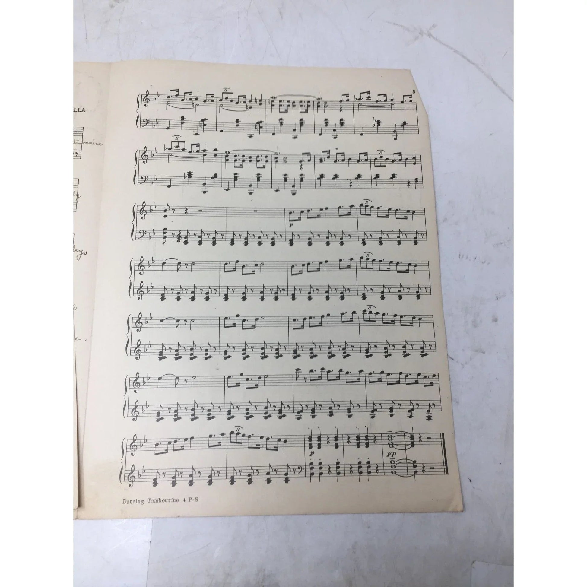 ''Dancing Tambourine'' by W.C. Polla Sheet Music Book - A+ Stuff - SHEET MUSIC - A+ Stuff