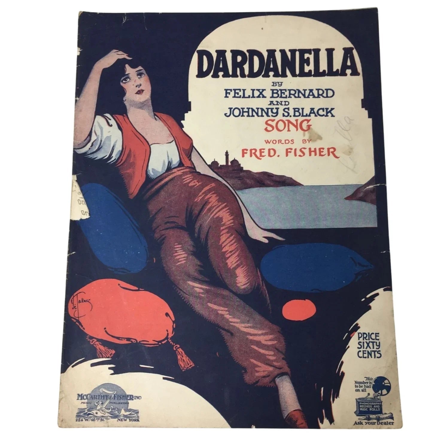 DARDANELLA By Felix Bernard and Johnny S Black Song - A+ Stuff - sheet music - A+ Stuff