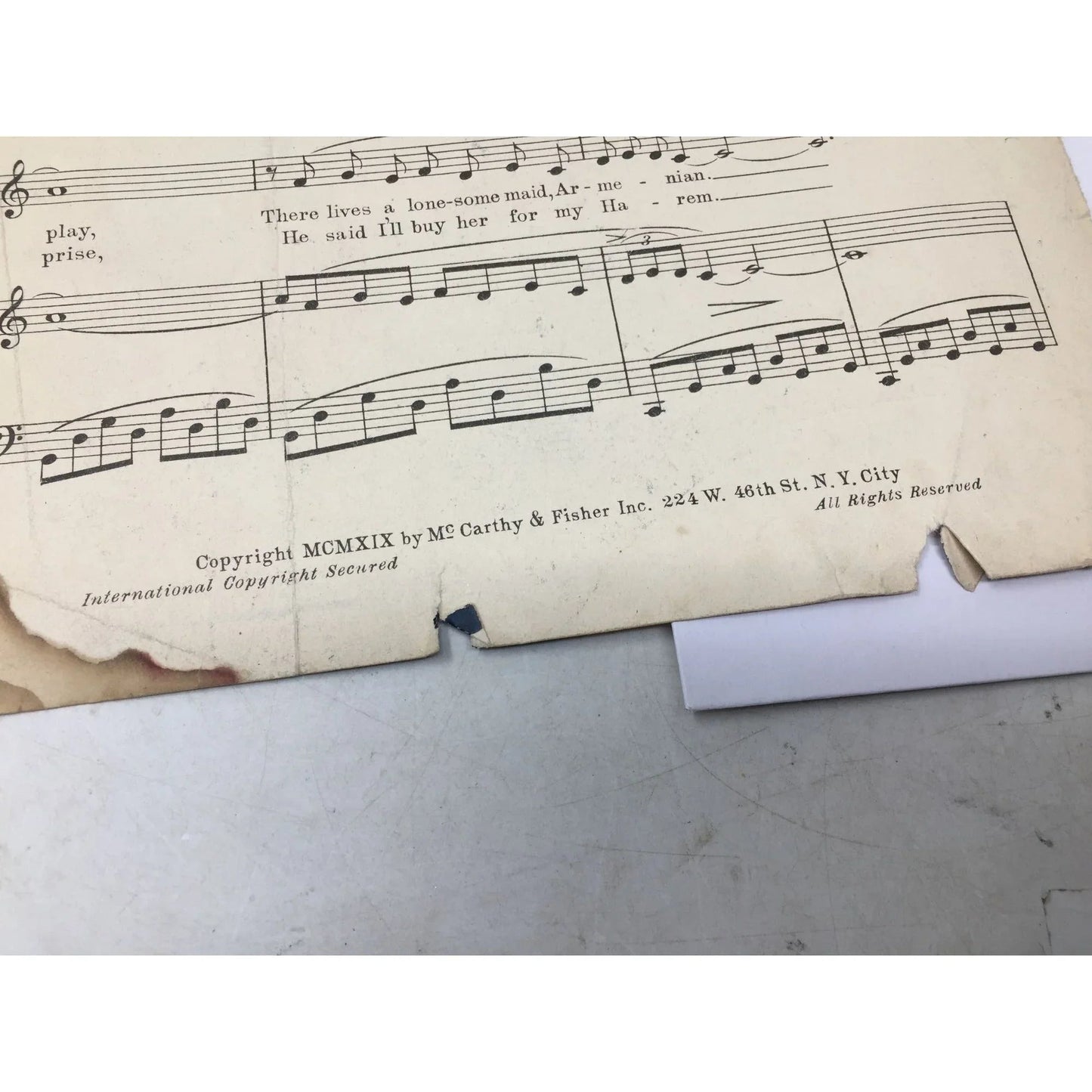 ''DARDANELLA'' By Felix Bernard and Johnny S Black Song Sheet Music Book - A+ Stuff - SHEET MUSIC - A+ Stuff