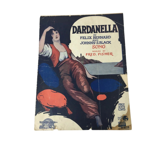 ''DARDANELLA'' By Felix Bernard and Johnny S Black Song Sheet Music Book - A+ Stuff - SHEET MUSIC - A+ Stuff