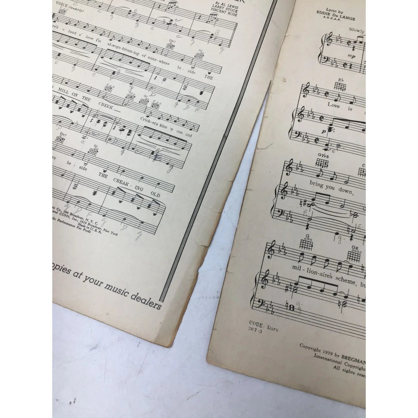 ''Darn That Dream'' Vintage Sheet Music Book - A+ Stuff - sheet music - A+ Stuff