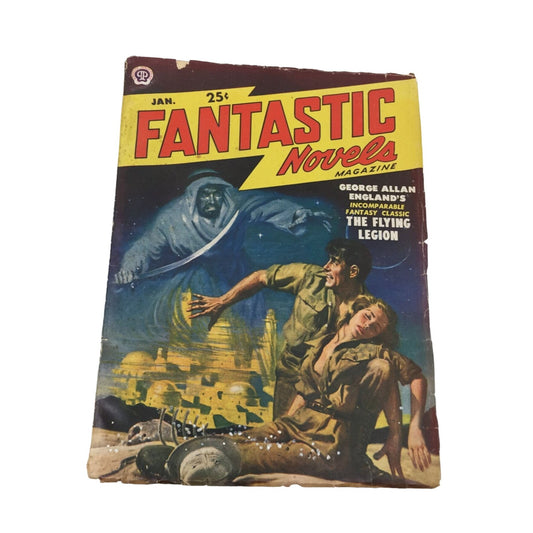 Vintage Collectible Fantastic Novels Jan. 1950 Pulp Magazine