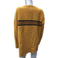 Mens American Eagle Outfitters Mustard Yellow/ Striped Sweater/Crewneck Size XXL