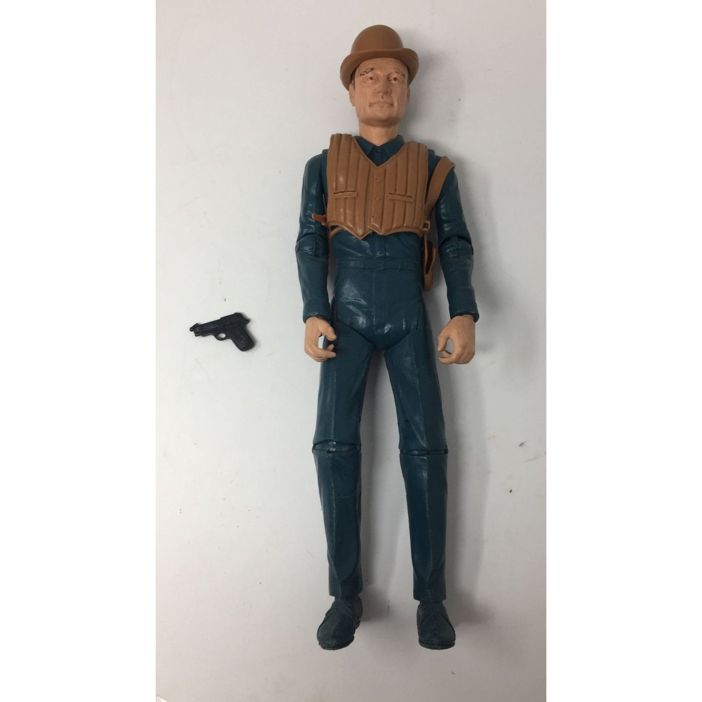 Vintage Mike Hazard Double Agent Doll/Action Figure with Vest & Hat