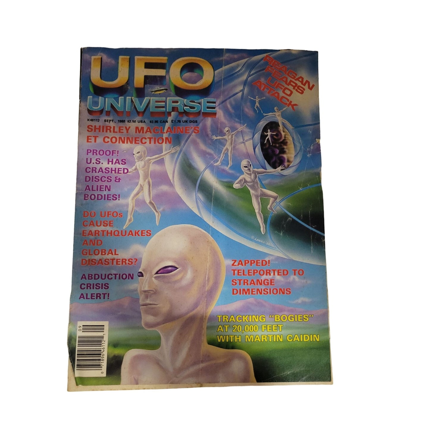 Vintage Sept. 1988 UFO UNIVERSE Magazine