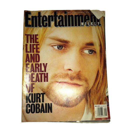 Entertainment Weekly Vintage Magazine April 1994 The Life & Early Death of Kurt Cobain