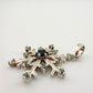 Fun and Festive London Blue Topaz Snowflake Necklace