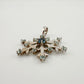 Fun and Festive London Blue Topaz Snowflake Necklace