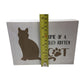 Home of a Spoiled Rotten Cat - Wooden Wall Hanging Decor - Cat Lover Gift