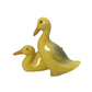 Vintage Collectible Yellow Ducks (Mother Duck & Duckling) Figurine