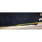 Set of 2 Navy Blue Tabbed Curtains - 84 inches long 40 inches wide - A+ Stuff