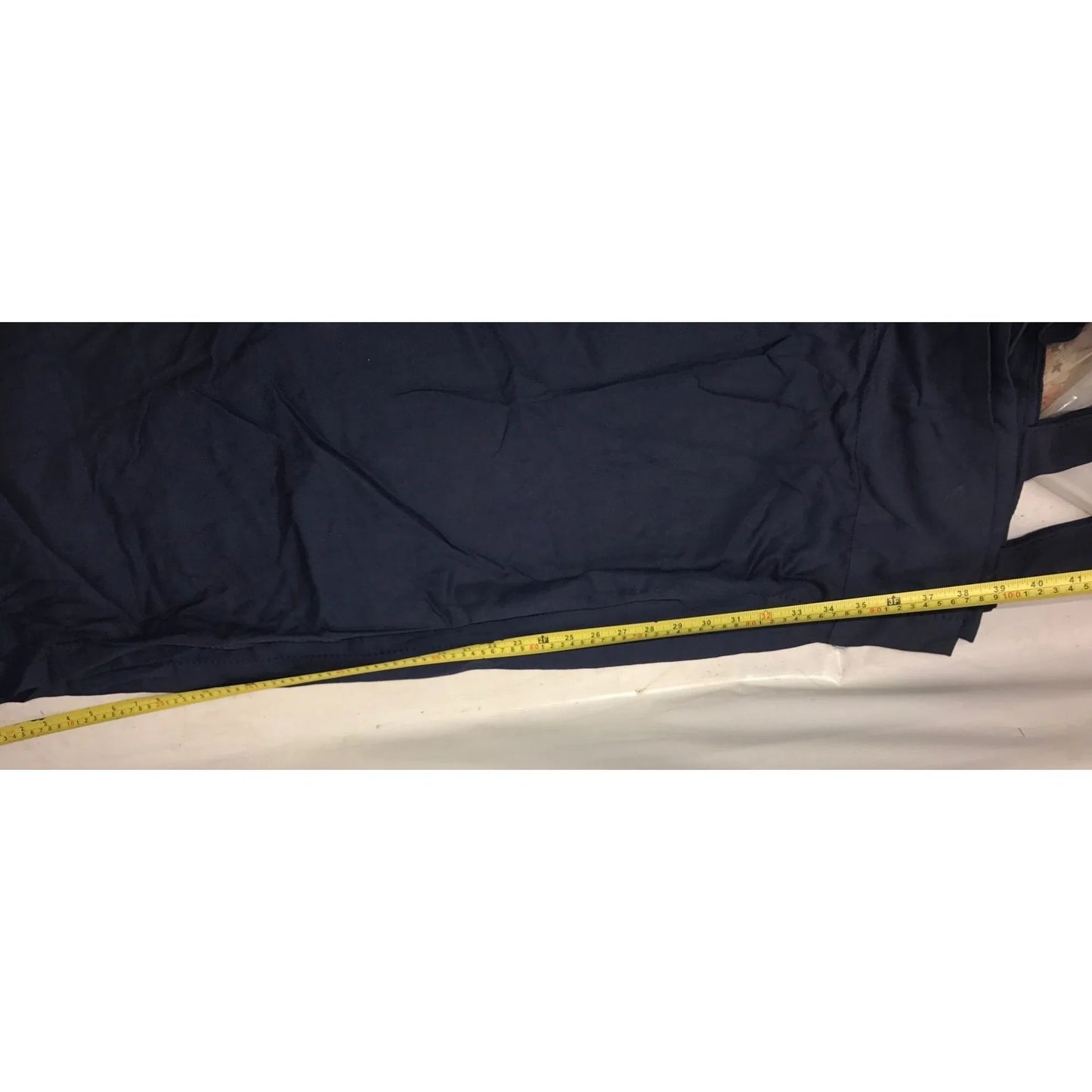 Set of 2 Navy Blue Tabbed Curtains - 84 inches long 40 inches wide - A+ Stuff
