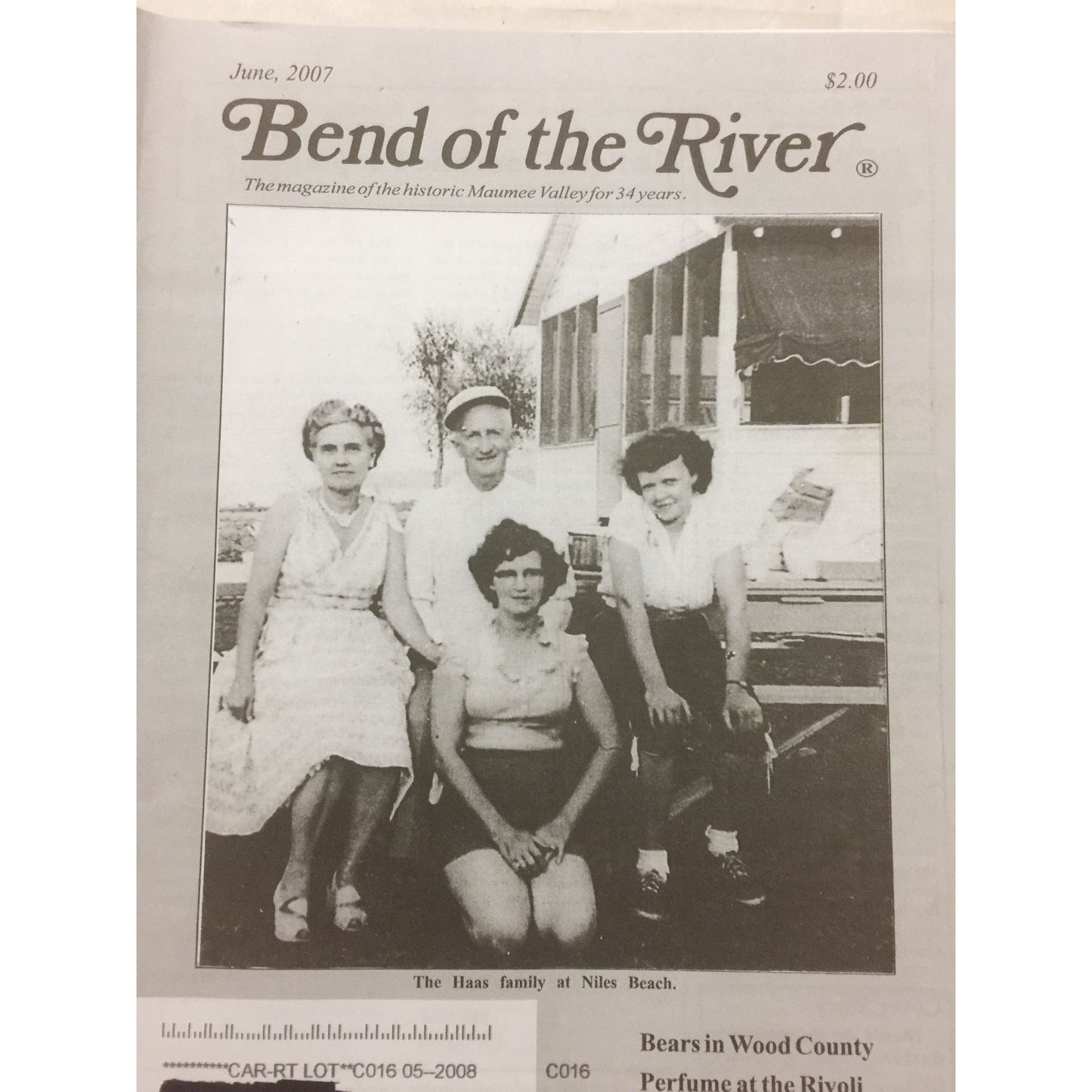 BEND OF THE RIVER Magazine Historic Maumee Valley  June 2007 Issue