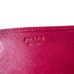 PRADA Milano Fiocco Ribbon Saffiano Leather Long Wallet