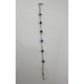 3.10 Carat Lab Created Sapphire Bracelet with Diamond Accent