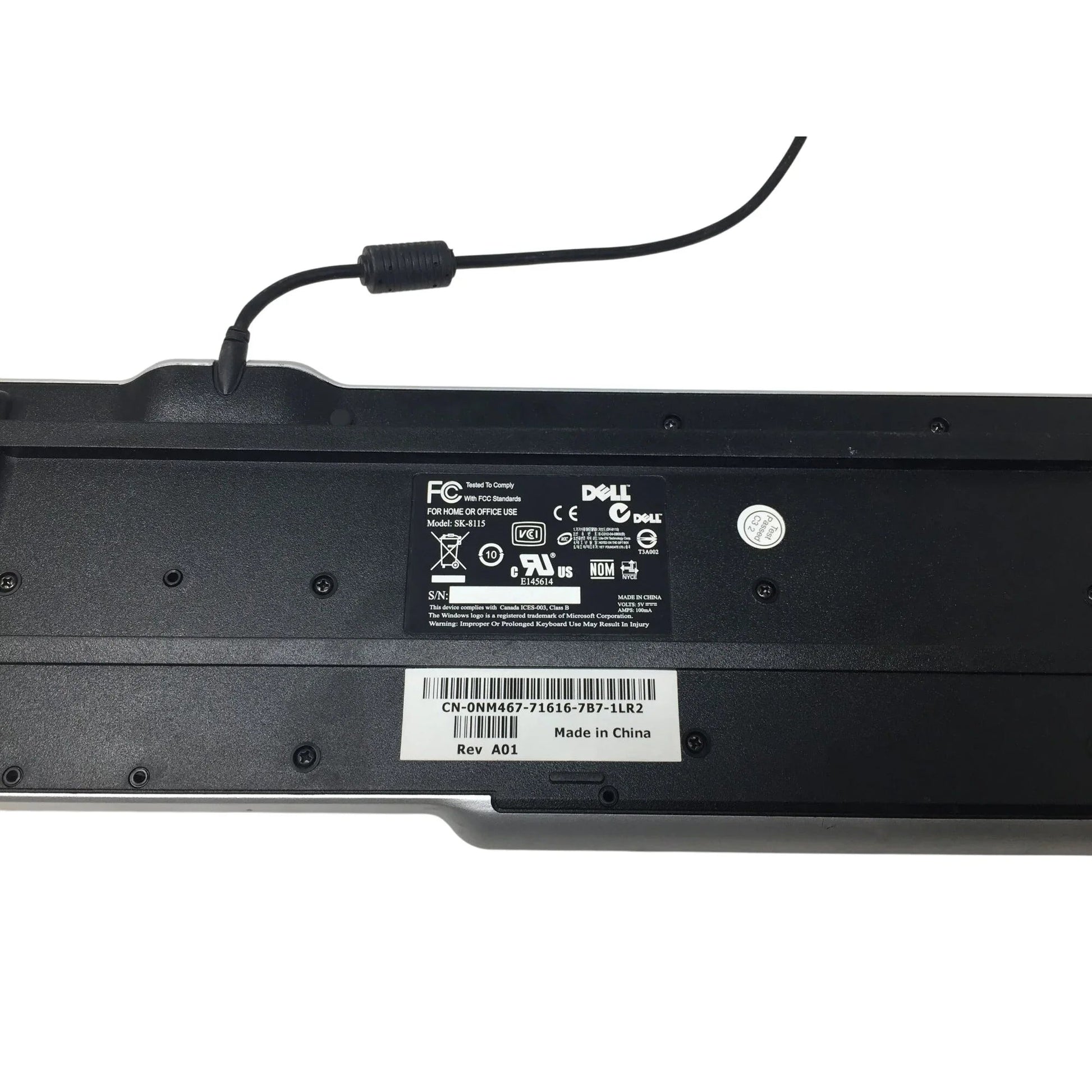 DELL MODEL SK - 8115 CORDED BLACK KEYBOARD - DELL - Office Supplies - A+ Stuff