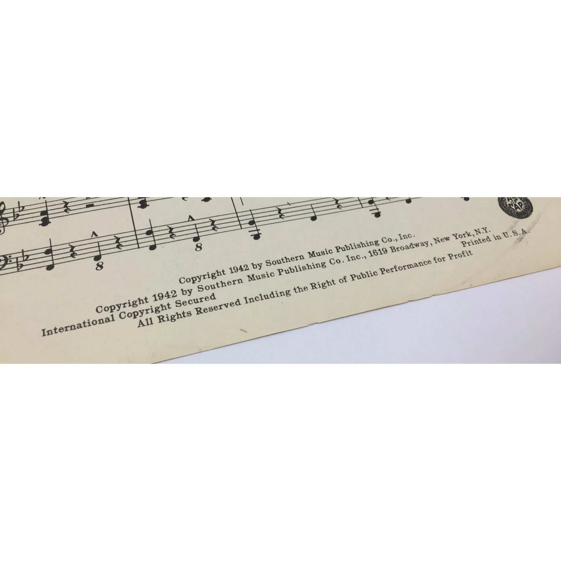 ''Der Fuehrer's Face'' Words and Music by Oliver Wallace - A+ Stuff - SHEET MUSIC - A+ Stuff