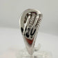 Detailed Lab Created Pink Sapphire and Sterling Ring - Size 7 - Unbranded - A+ Stuff
