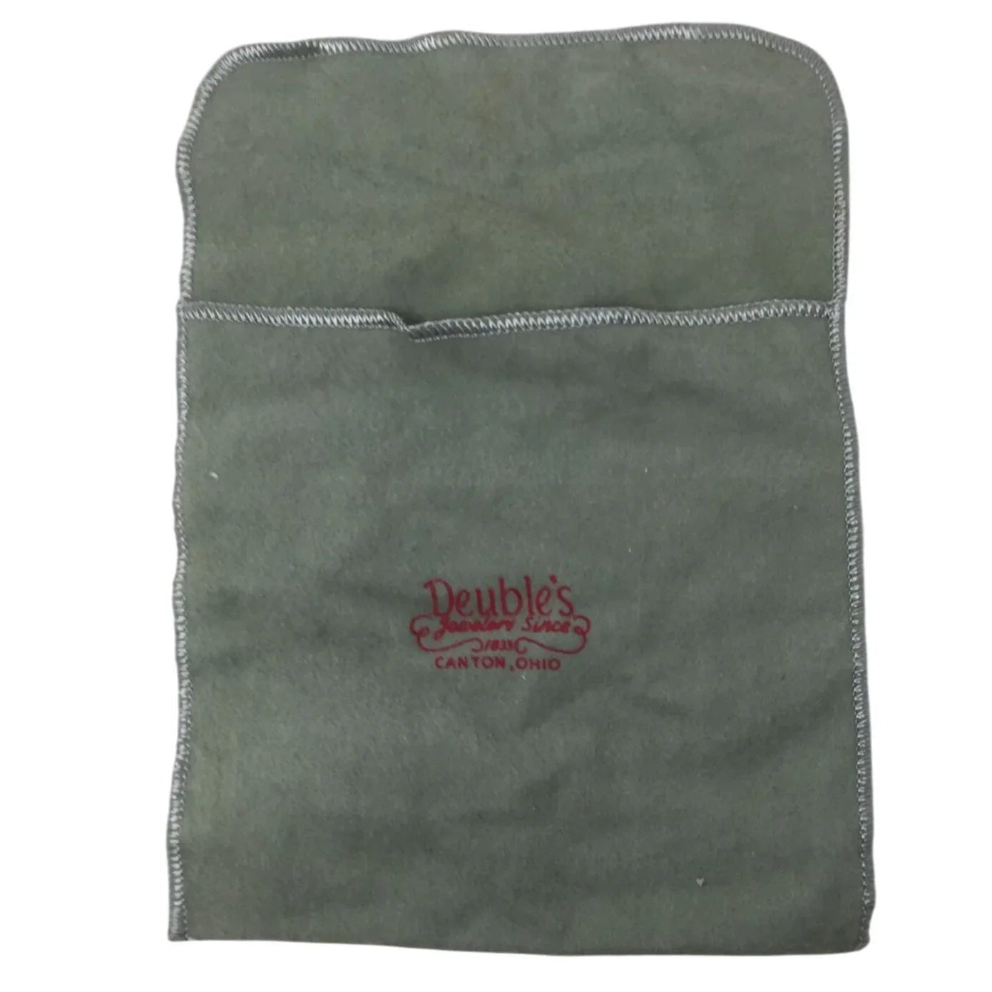 Deuble's Jewelery Since 1833 Canton, Ohio Gray Jewelry Tarnish Proof Storage bag - A+ Stuff - Jewelry Box - A+ Stuff
