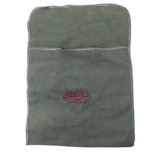 Deuble's Jewelery Since 1833 Canton, Ohio Gray Jewelry Tarnish Proof Storage bag
